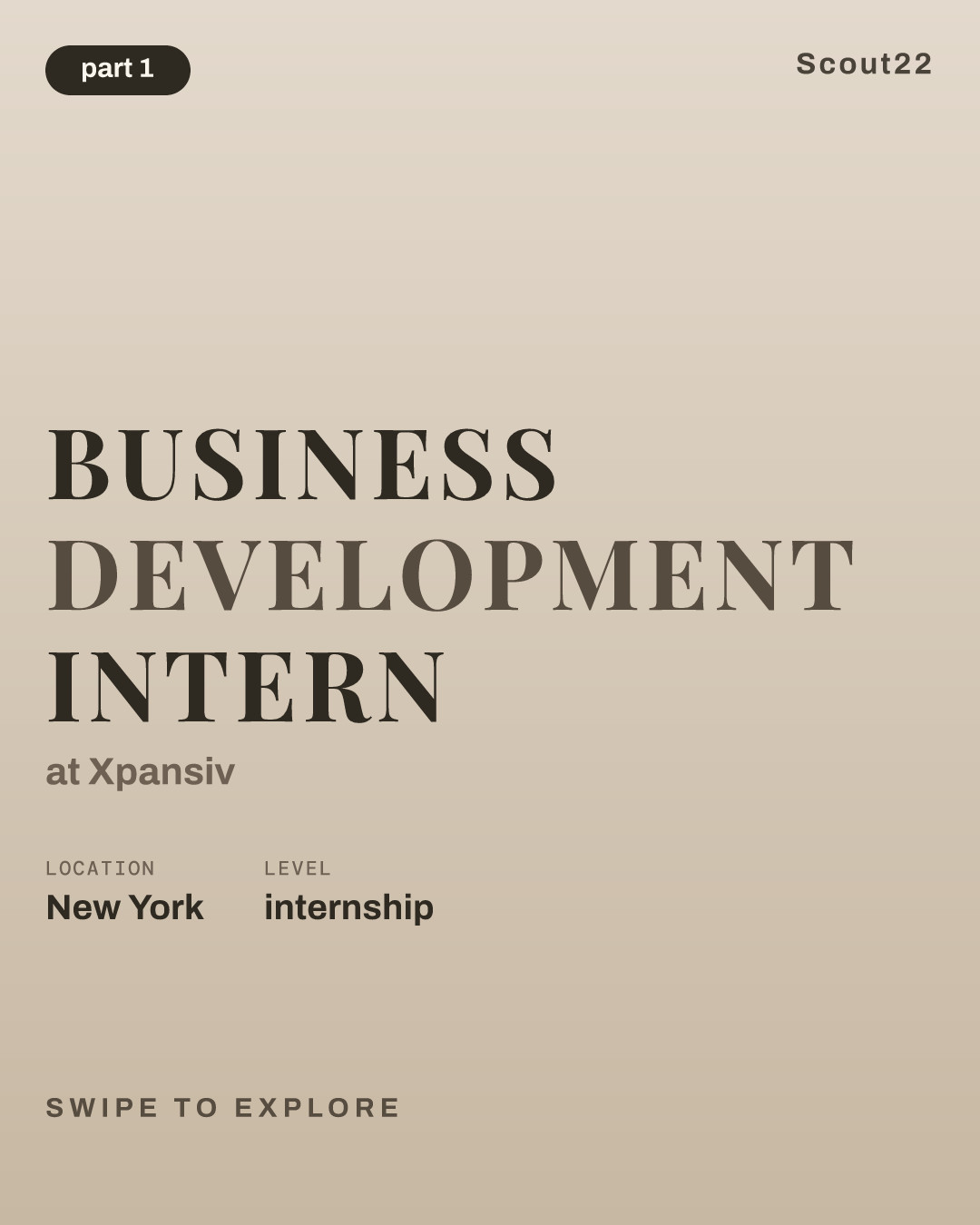 Business Development Intern at Xpansiv