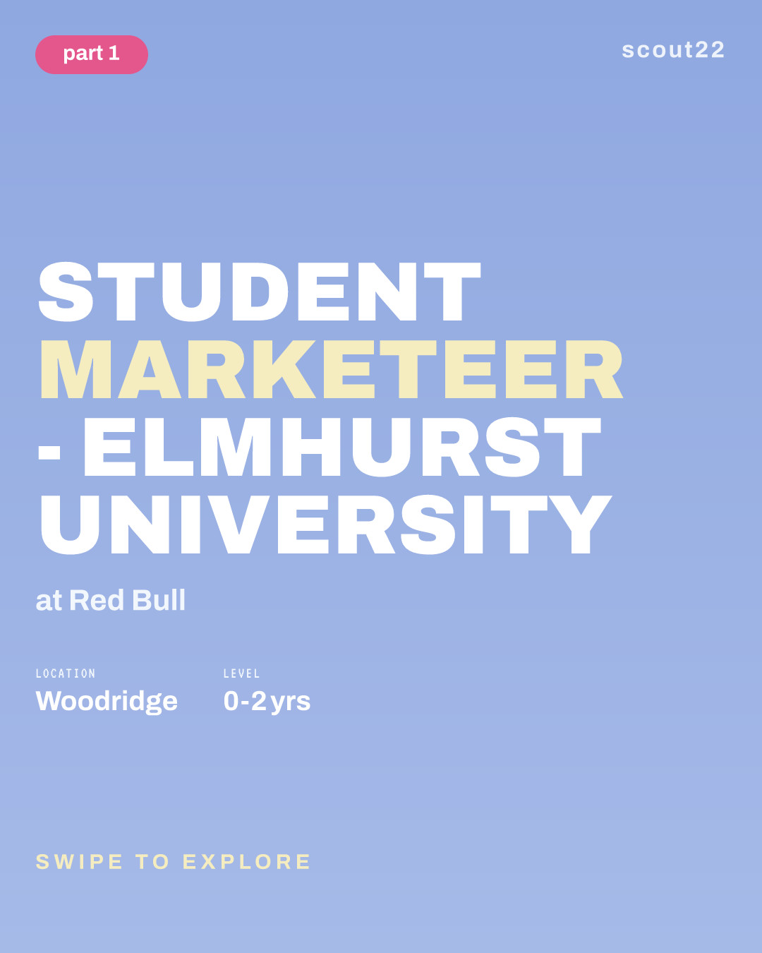 Student Marketeer - Elmhurst University at Red Bull