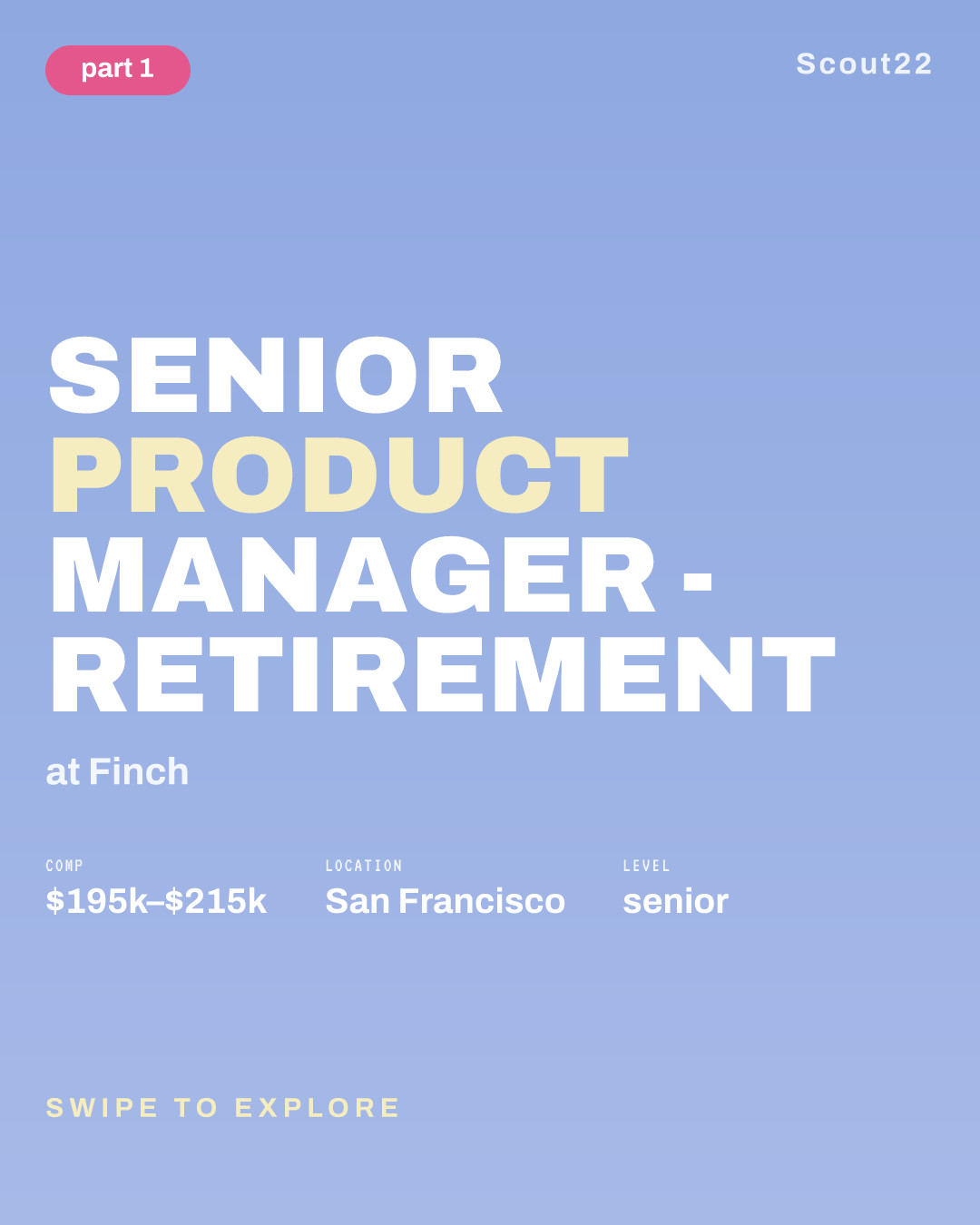 Senior Product Manager - Retirement at Finch