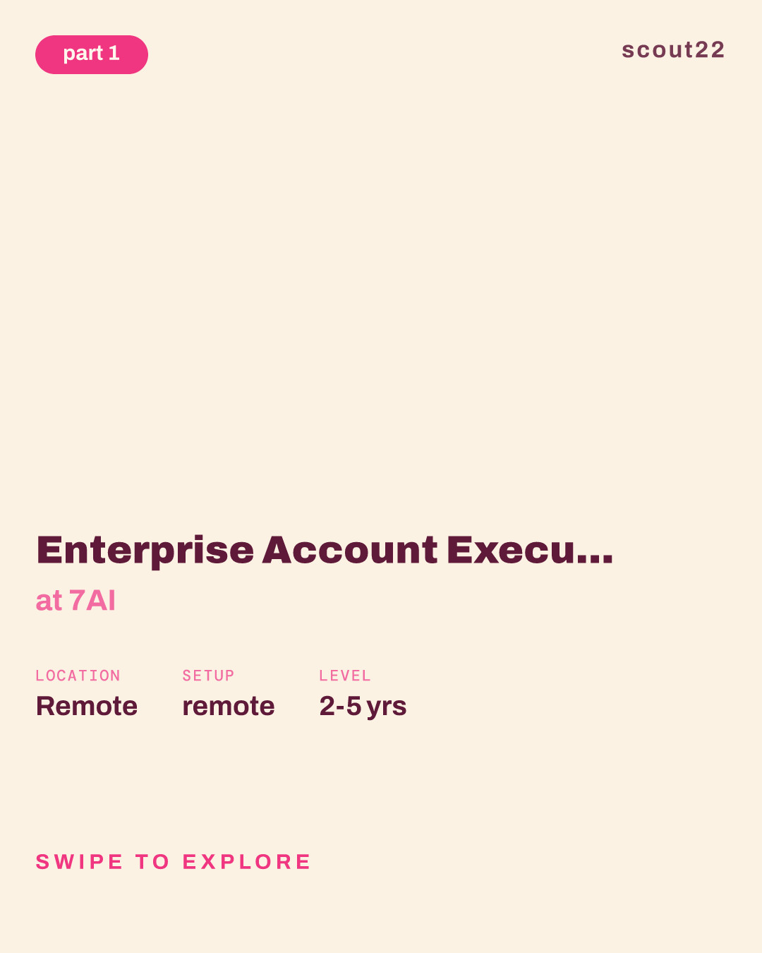 Enterprise Account Executive - Mid Atlantic at 7AI