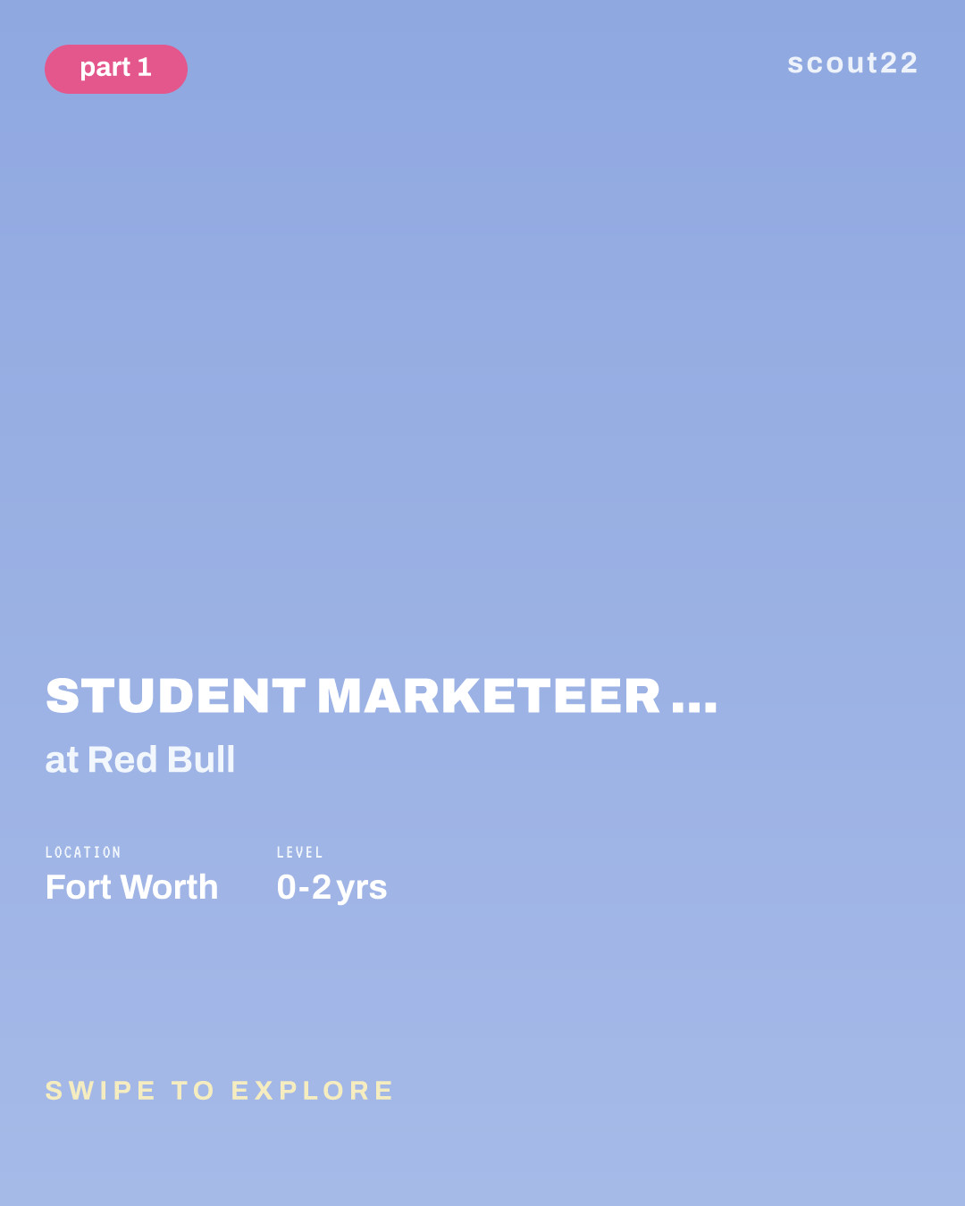 Student Marketeer - Texas Christian University at Red Bull