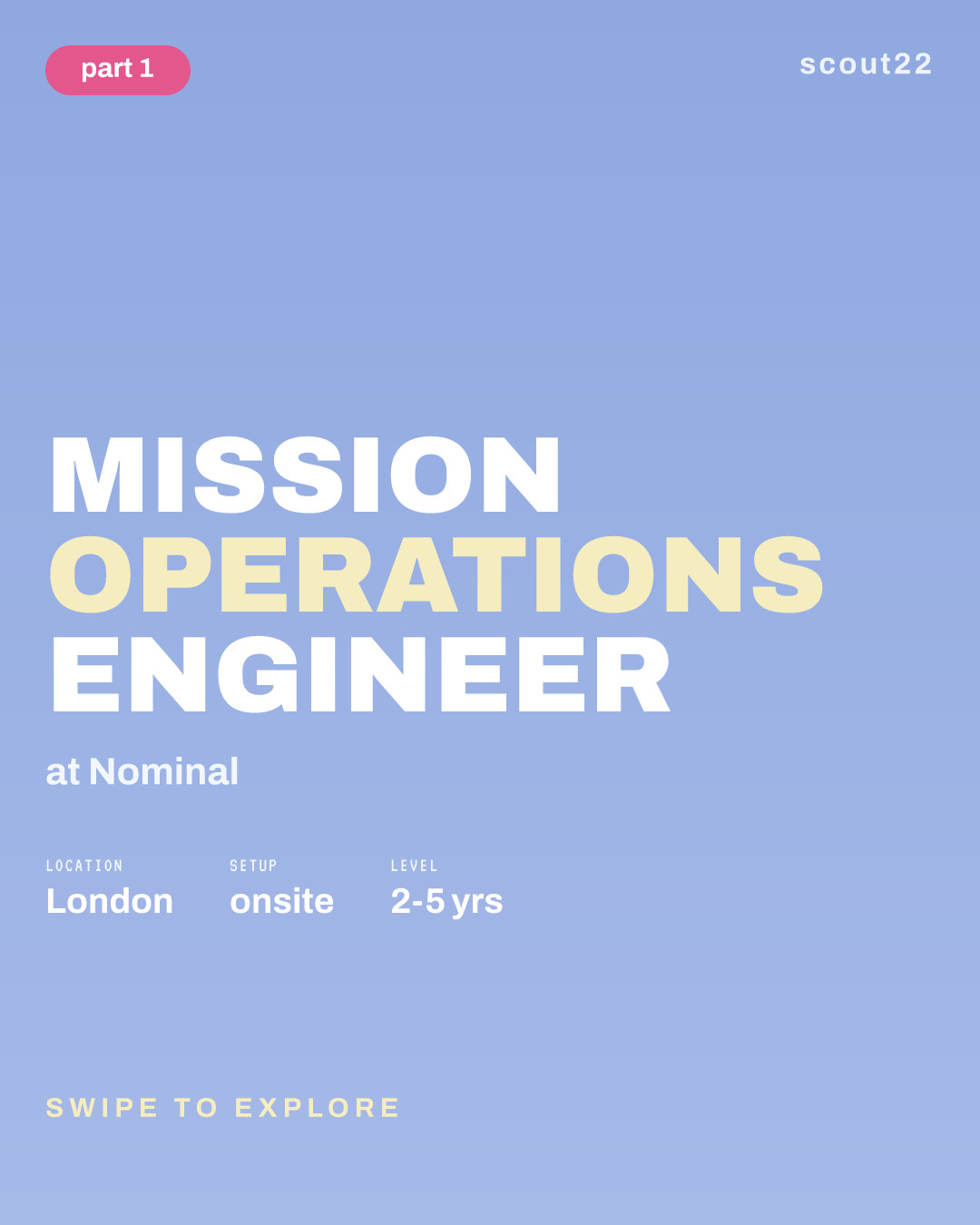 Mission Operations Engineer at Nominal