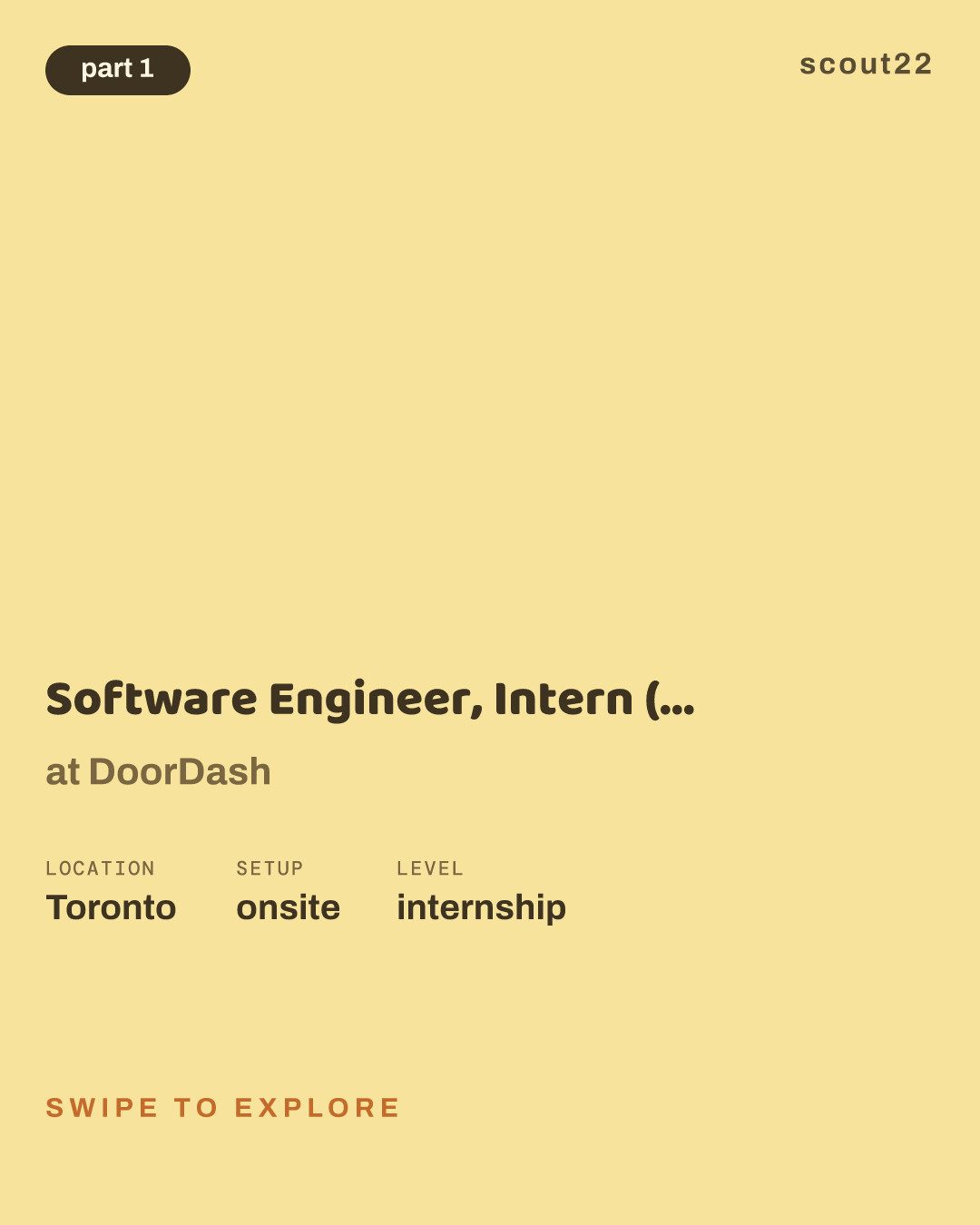 Software Engineer, Intern (Summer 2027) - TOR at DoorDash