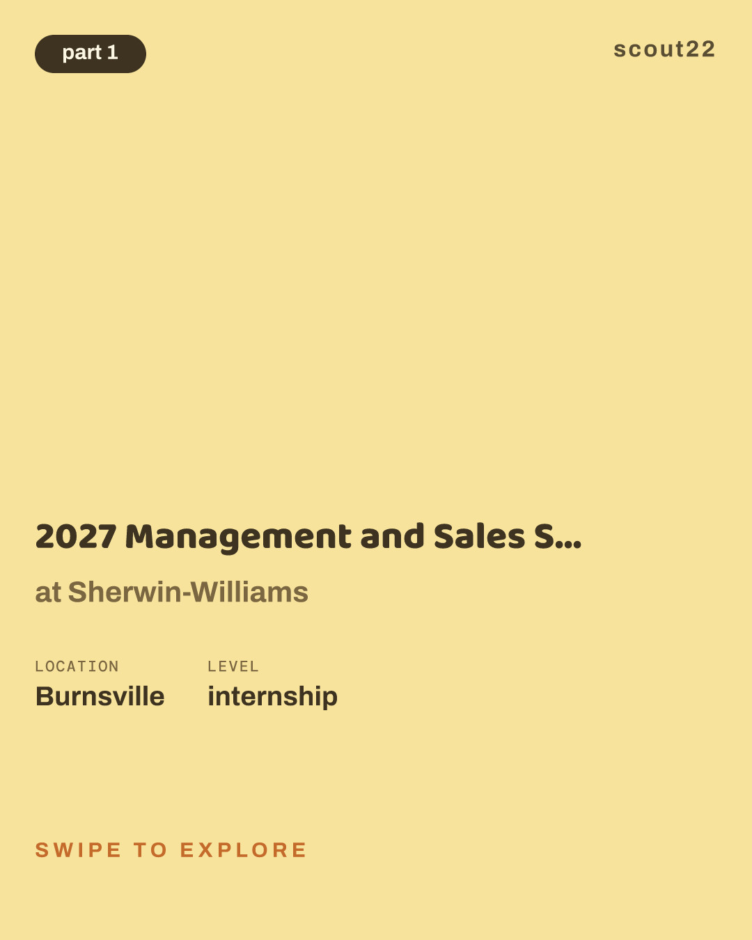 2027 Management and Sales Summer Internship (Twin Cities) at Sherwin-Williams