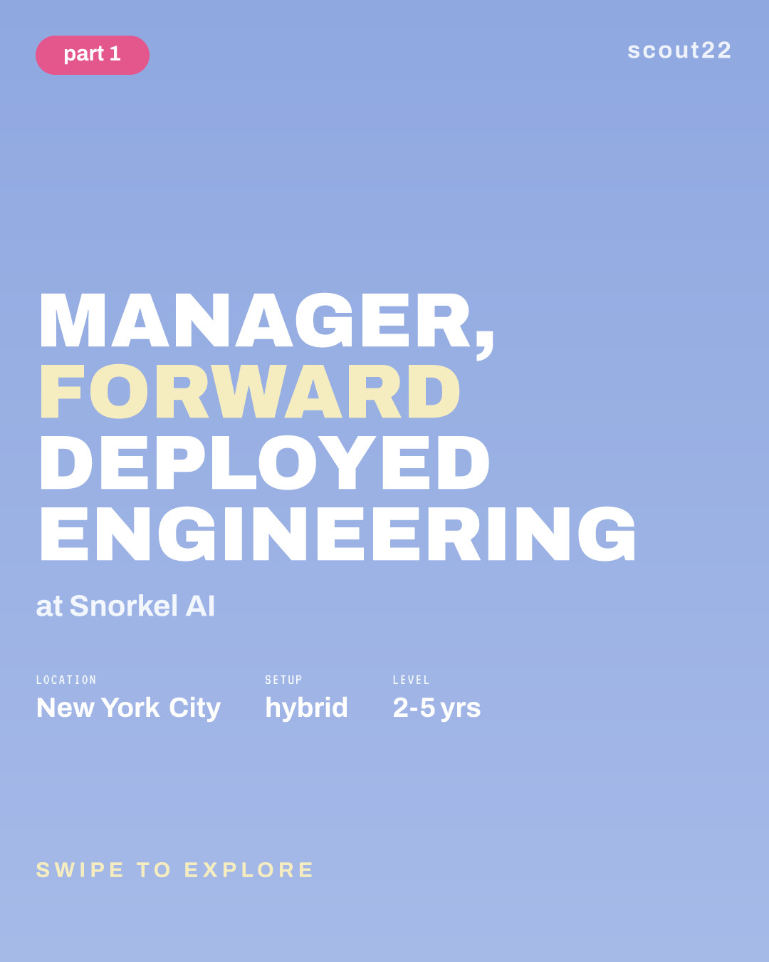 Manager, Forward Deployed Engineering at Snorkel AI