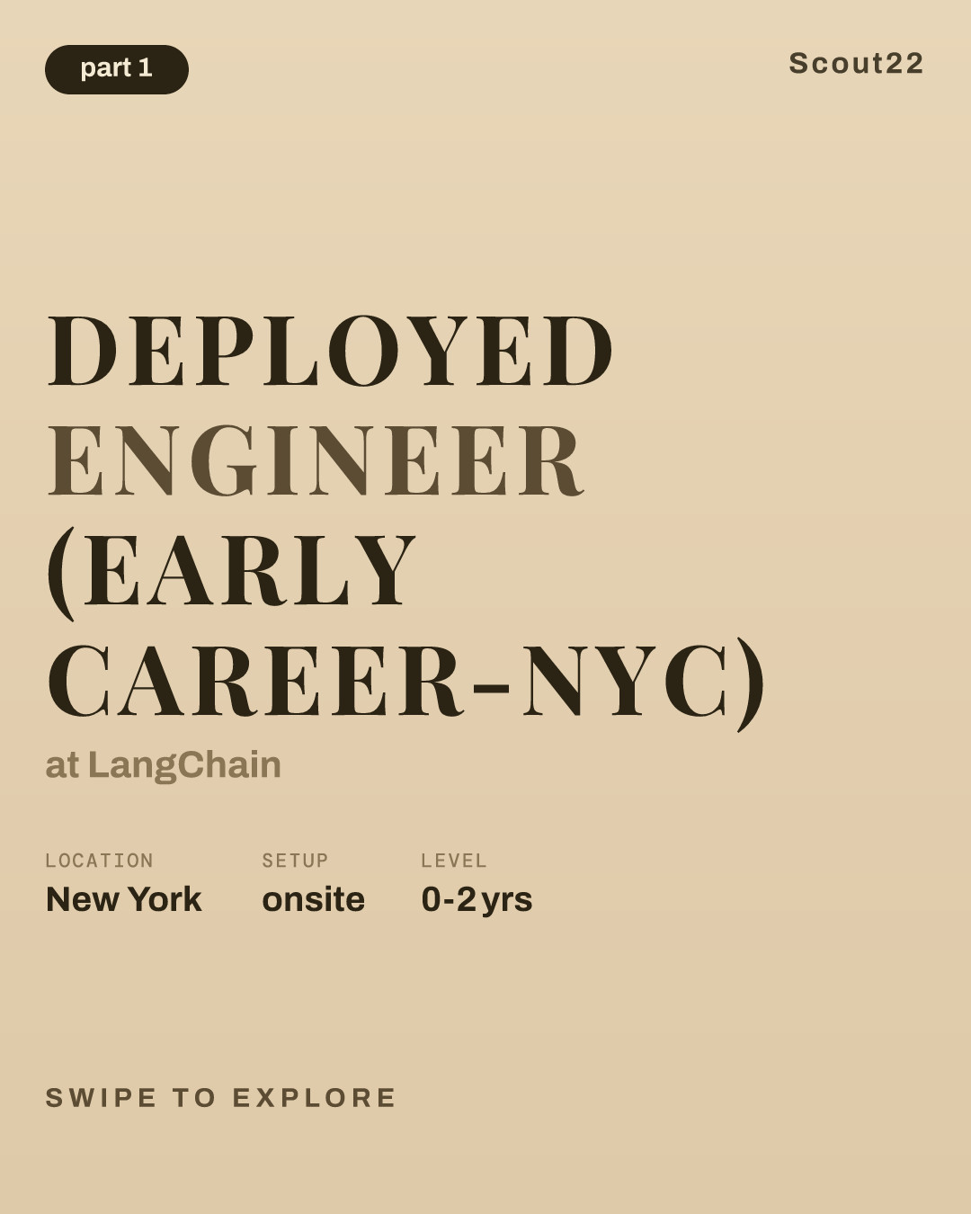 Deployed Engineer (Early Career-NYC) at LangChain