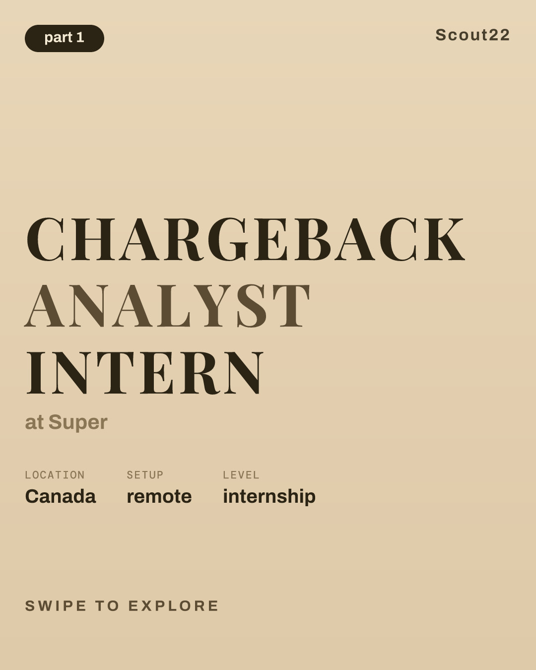 Chargeback Analyst Intern at Super