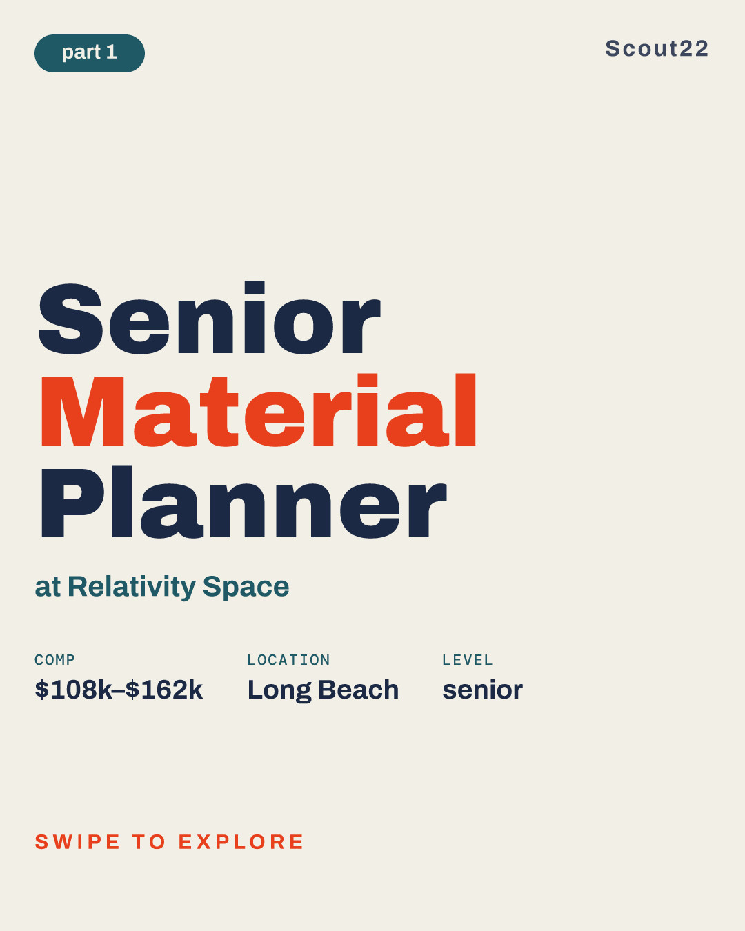 Senior Material Planner at Relativity Space