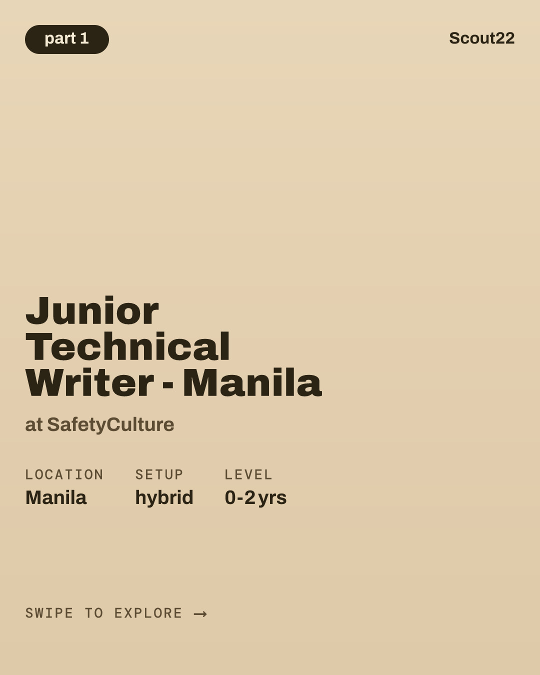 Junior Technical Writer - Manila at SafetyCulture