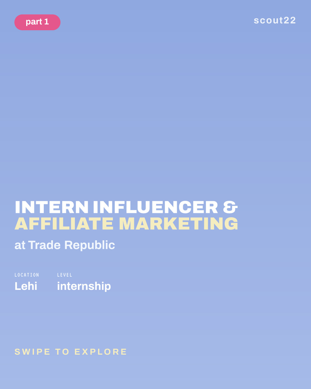 Intern Influencer & Affiliate Marketing at Trade Republic