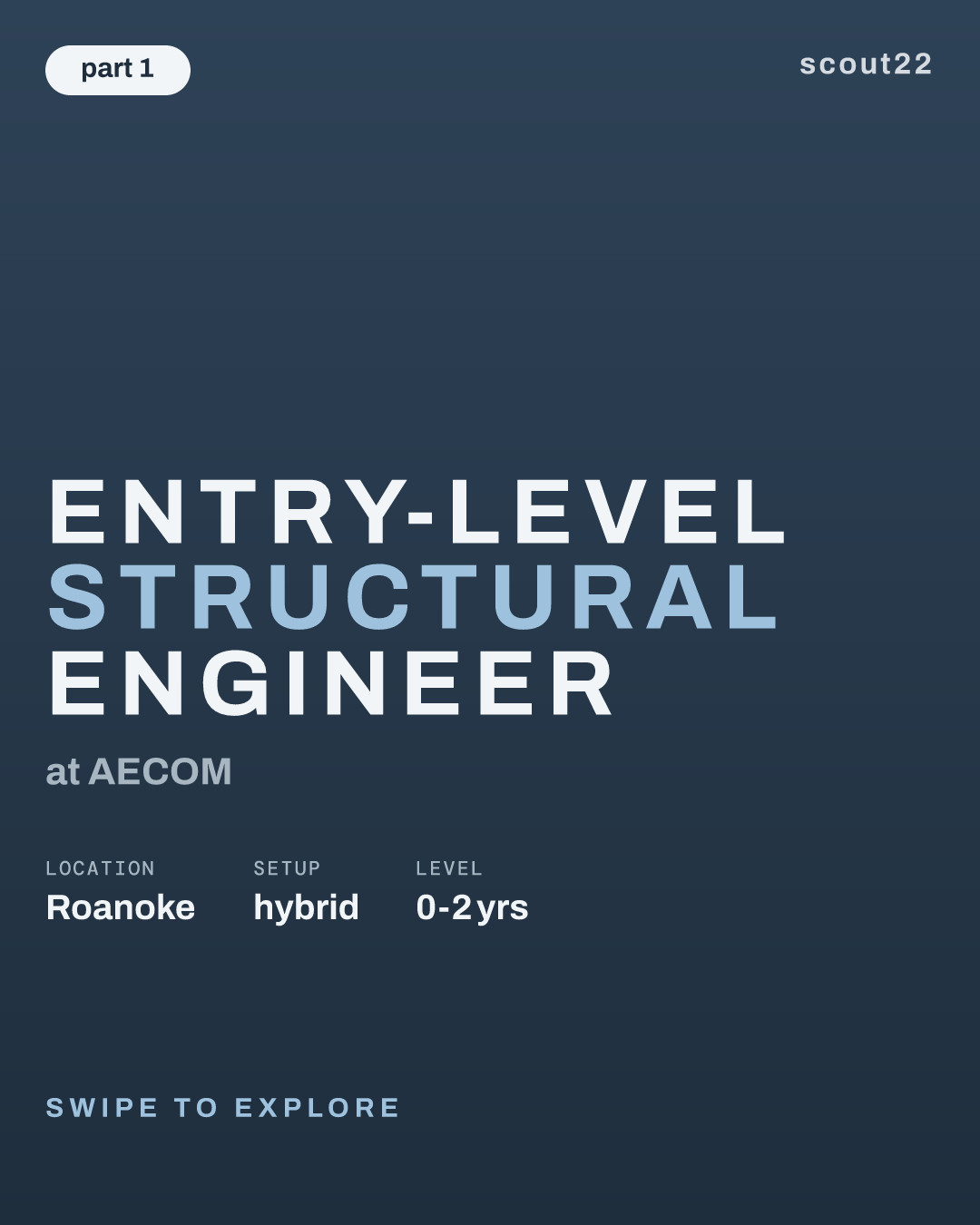 Entry-level Structural Engineer at AECOM