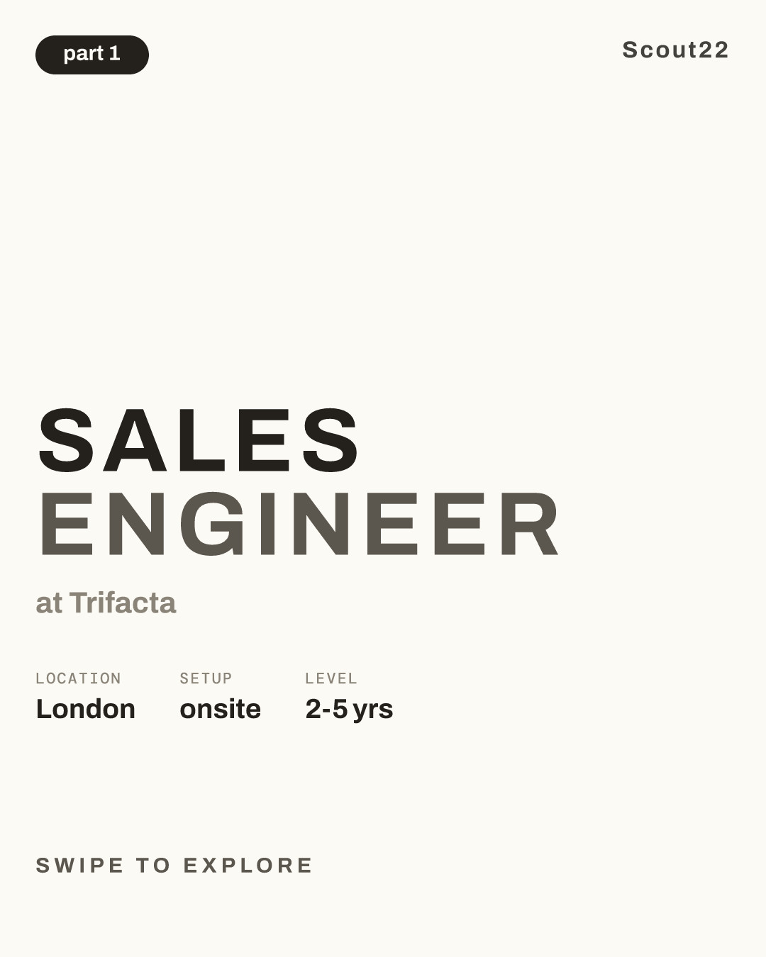 Sales Engineer at Trifacta