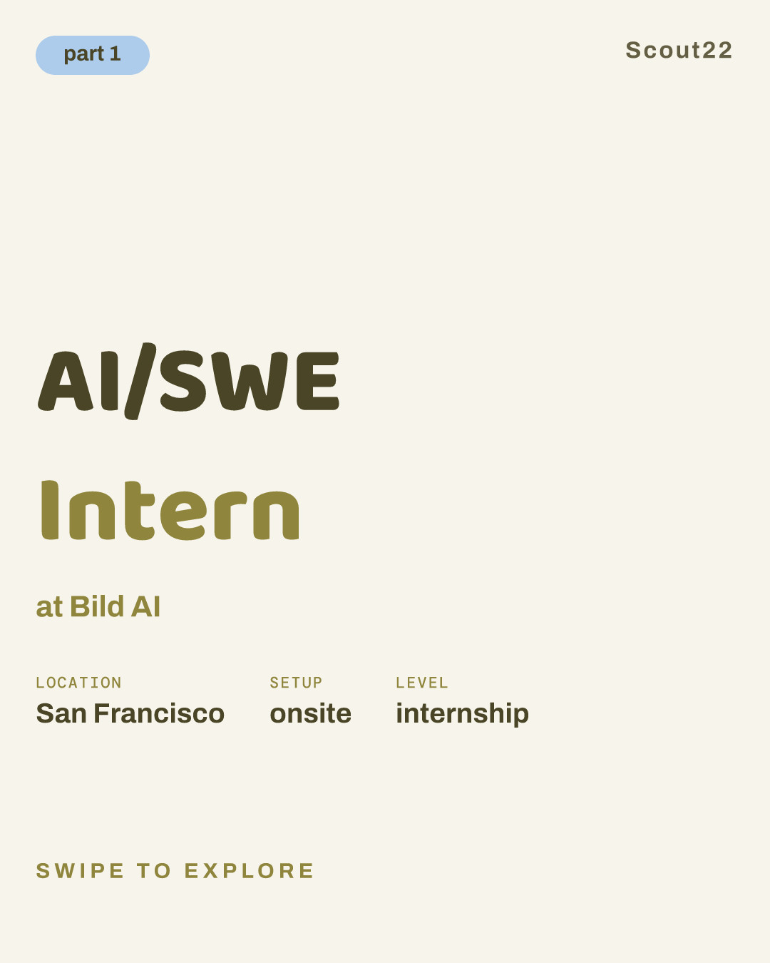 AI/SWE Intern at Bild AI