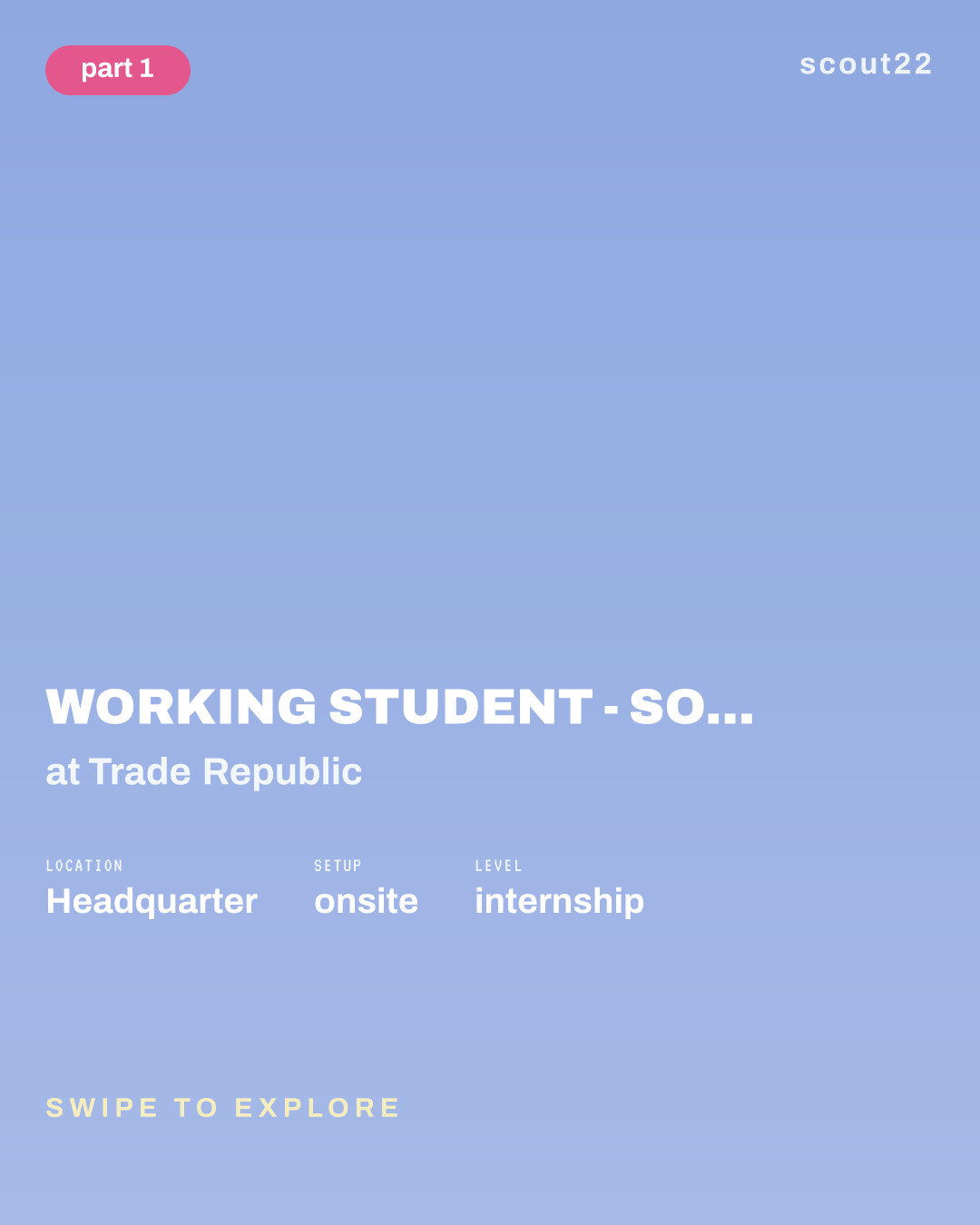 Working Student - Social Media & Community Management at Trade Republic