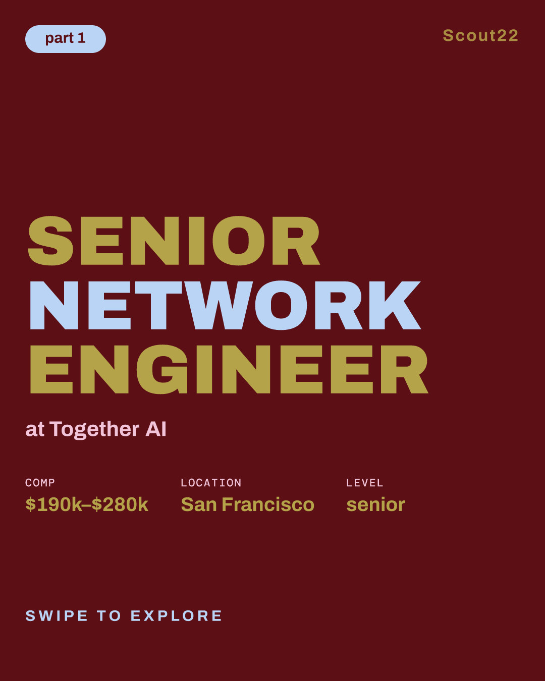 Senior Network Engineer at Together AI