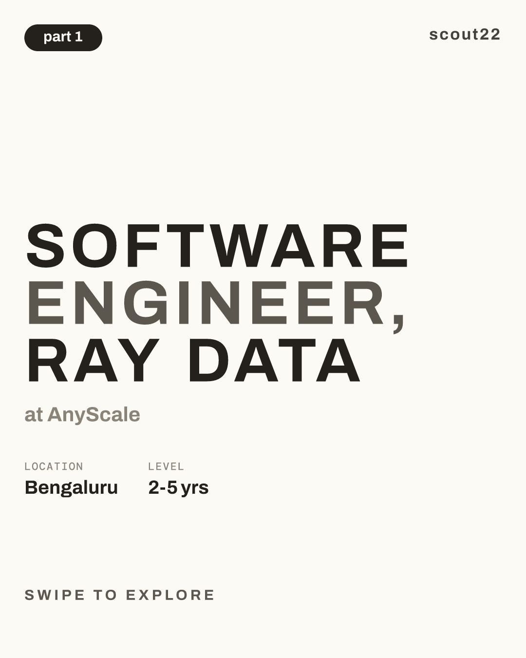 Software Engineer, Ray Data at AnyScale