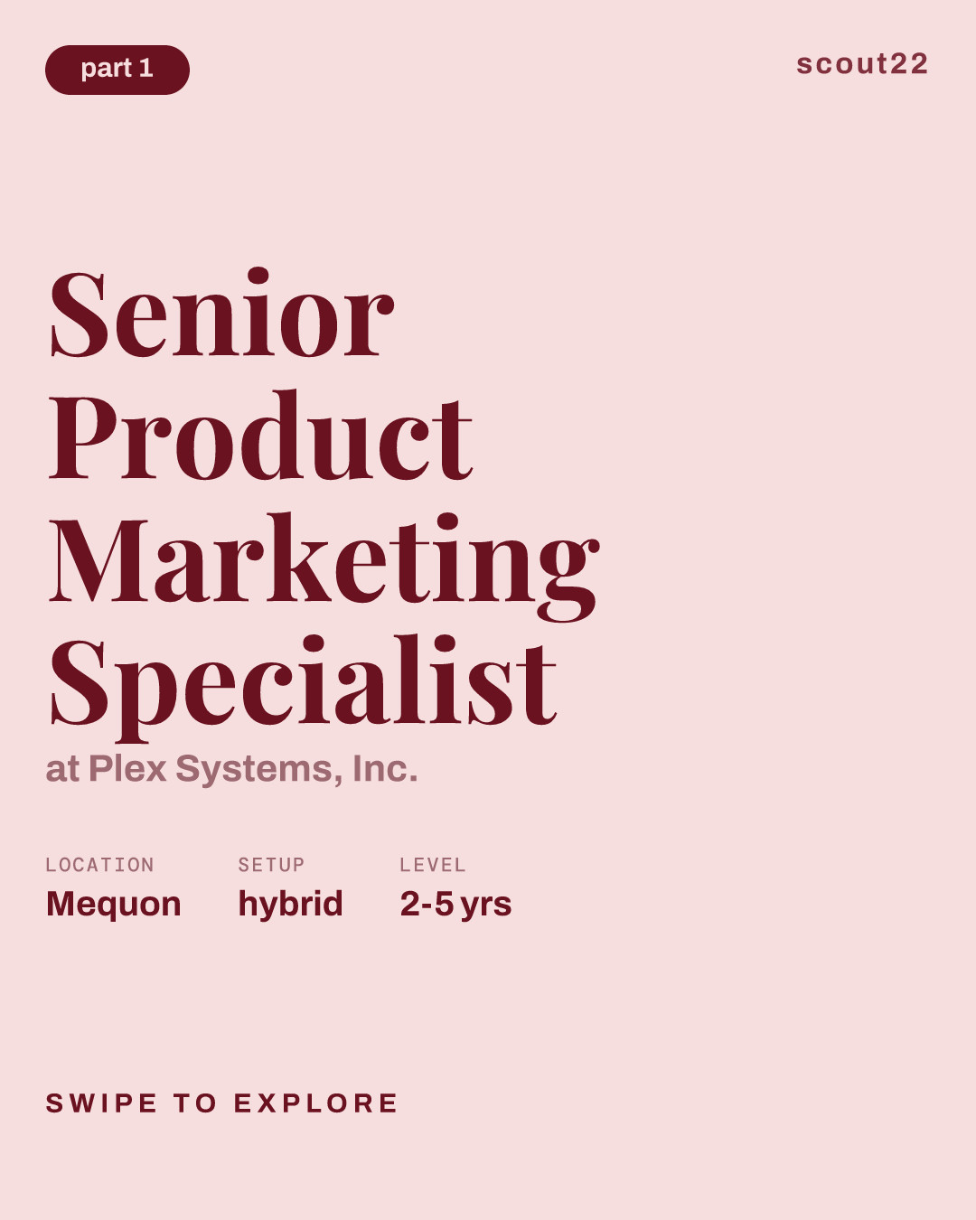 Senior Product Marketing Specialist at Plex Systems, Inc.