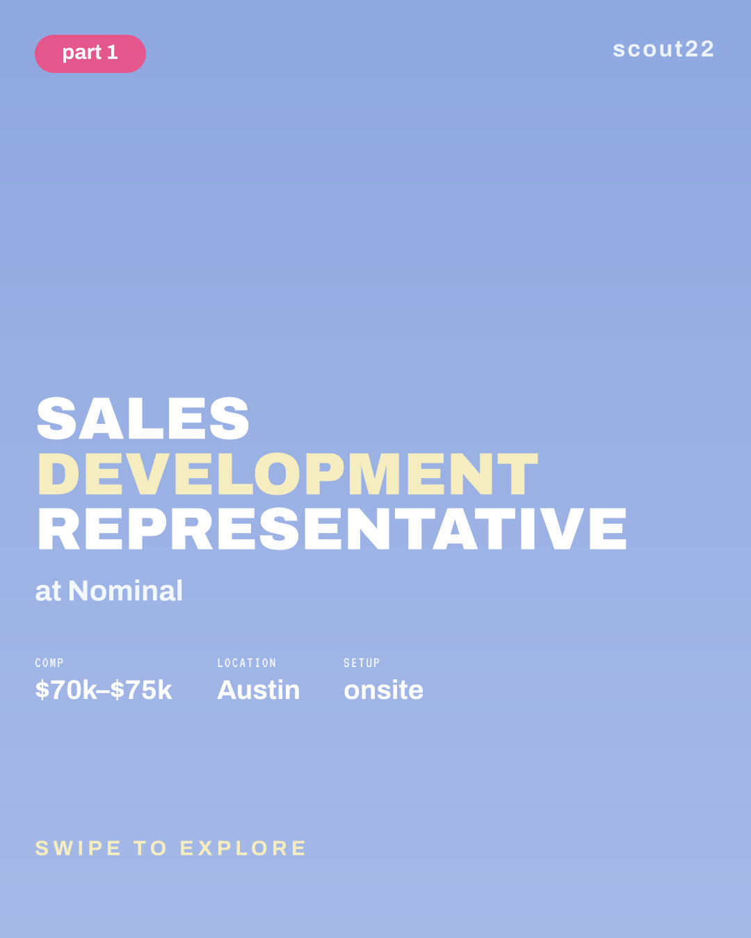 Sales Development Representative at Nominal