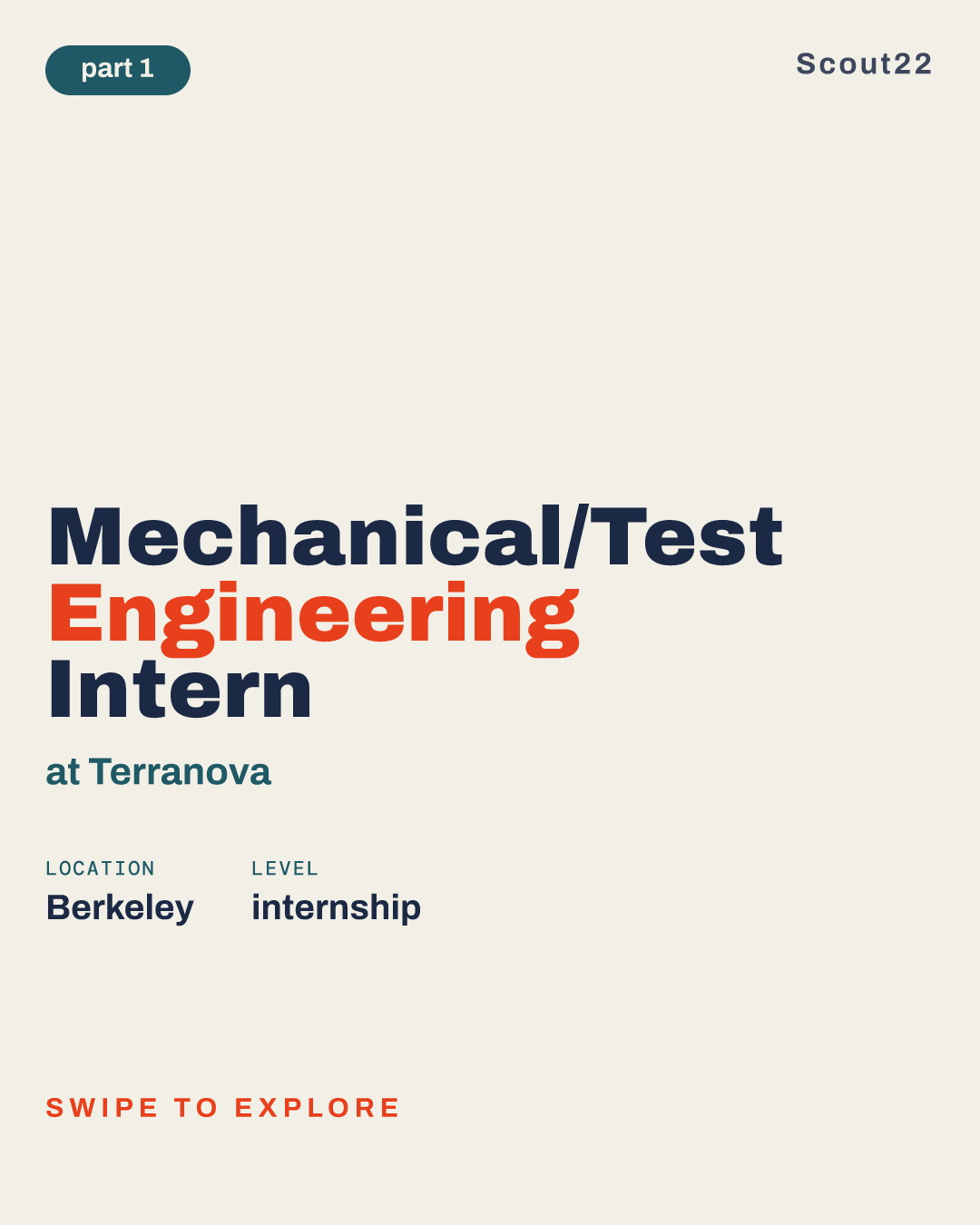 Mechanical/Test Engineering Intern at Terranova
