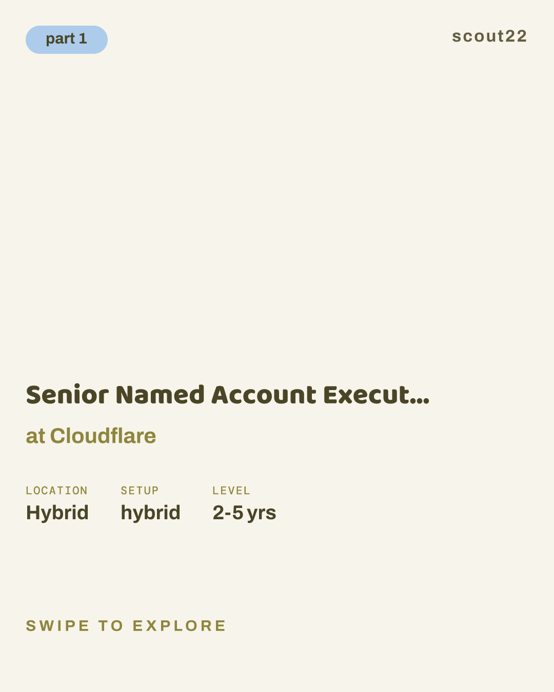 Senior Named Account Executive, Spain at Cloudflare