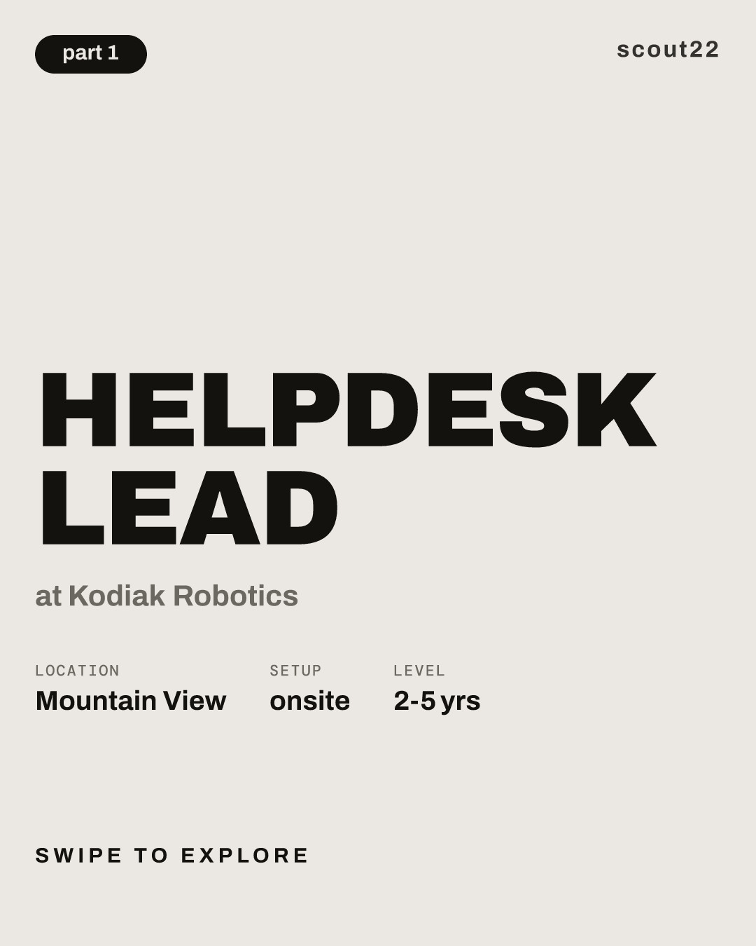 Helpdesk Lead at Kodiak Robotics