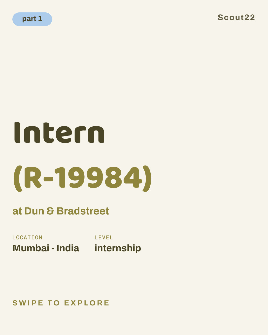 Intern (R-19984) at Dun & Bradstreet