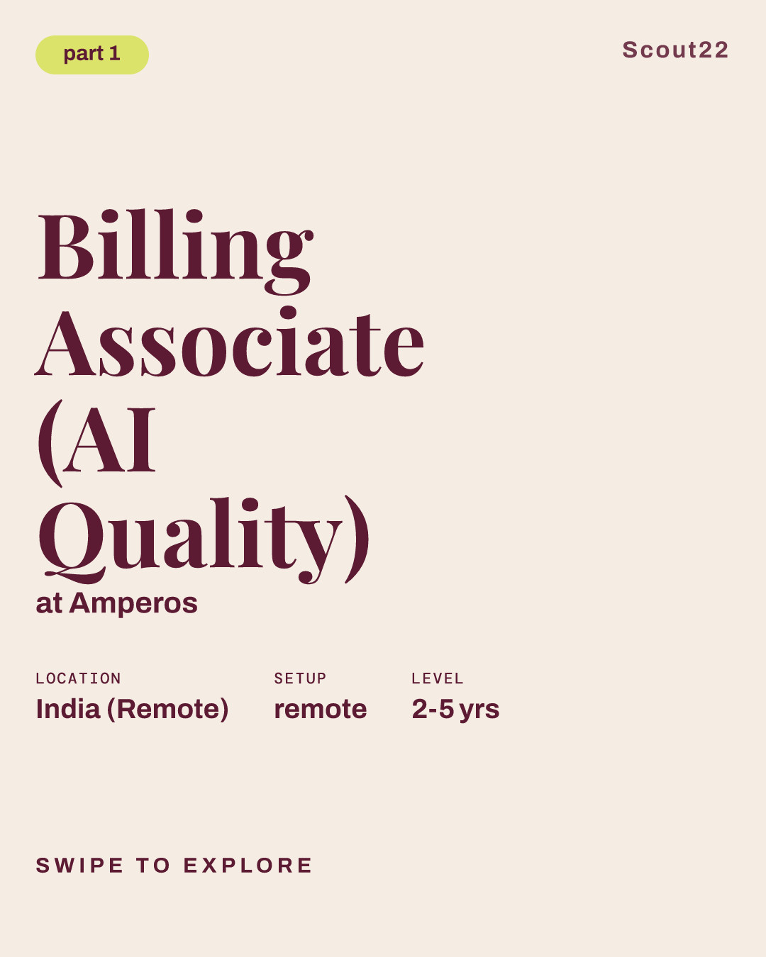 Billing Associate (AI Quality) at Amperos