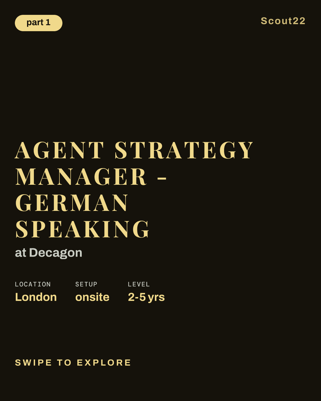 Agent Strategy Manager - German Speaking at Decagon