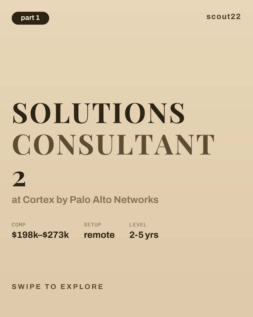 Solutions Consultant 2 at Cortex by Palo Alto Networks