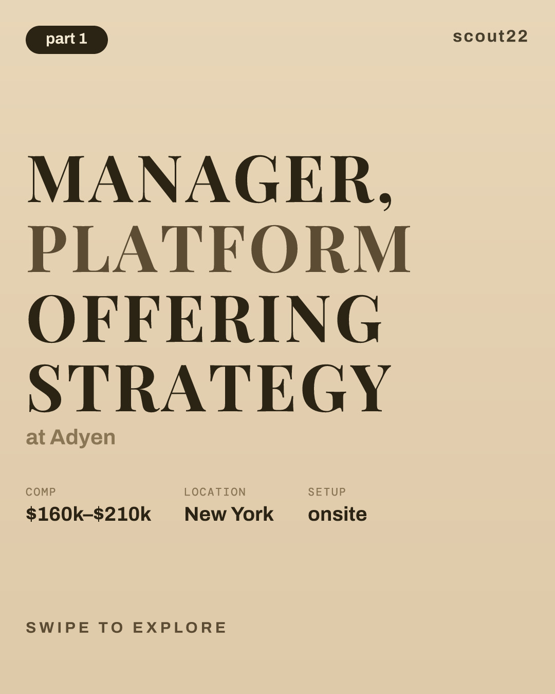 Manager, Platform Offering Strategy at Adyen