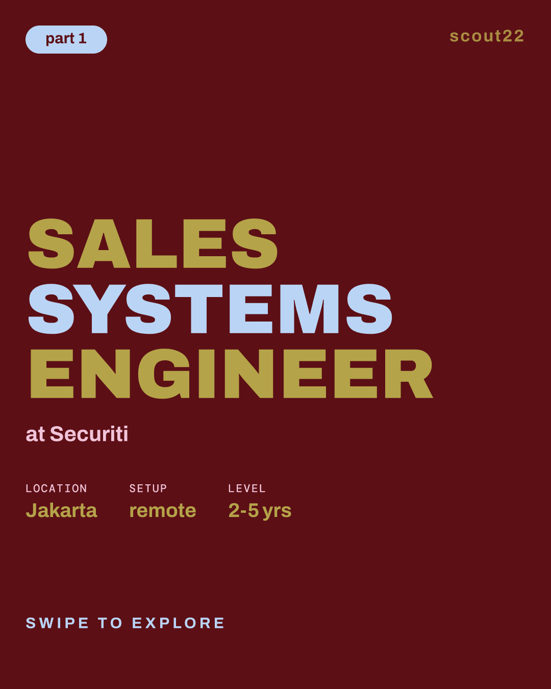 Sales Systems Engineer at Securiti