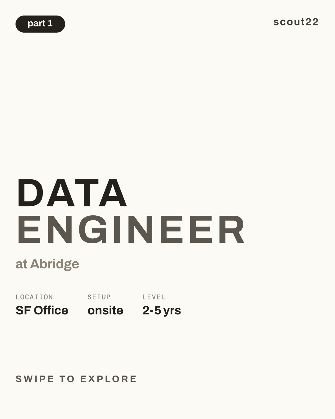 Data Engineer at Abridge