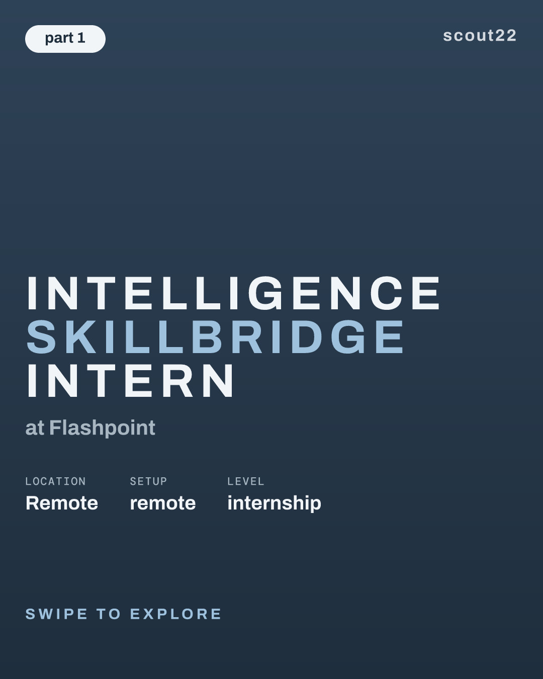 Intelligence Skillbridge Intern at Flashpoint