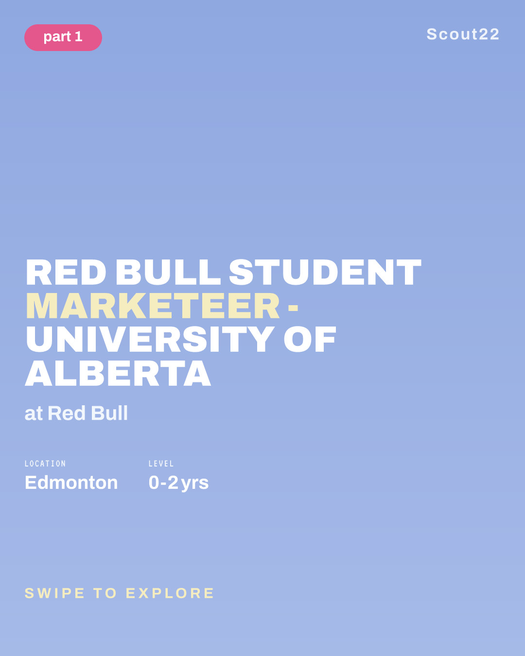 Red Bull Student Marketeer - University of Alberta at Red Bull