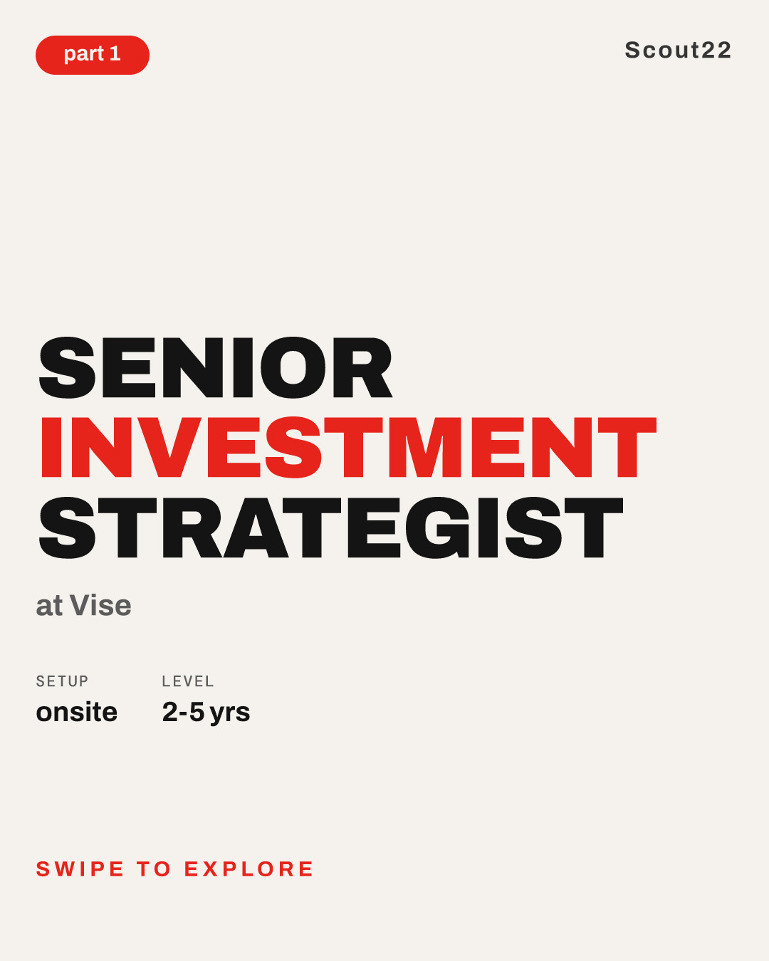 Senior Investment Strategist at Vise
