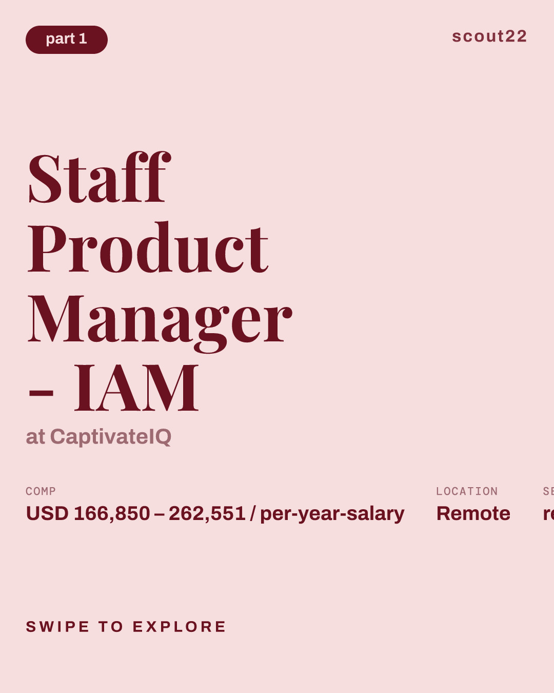 Staff Product Manager - IAM at CaptivateIQ