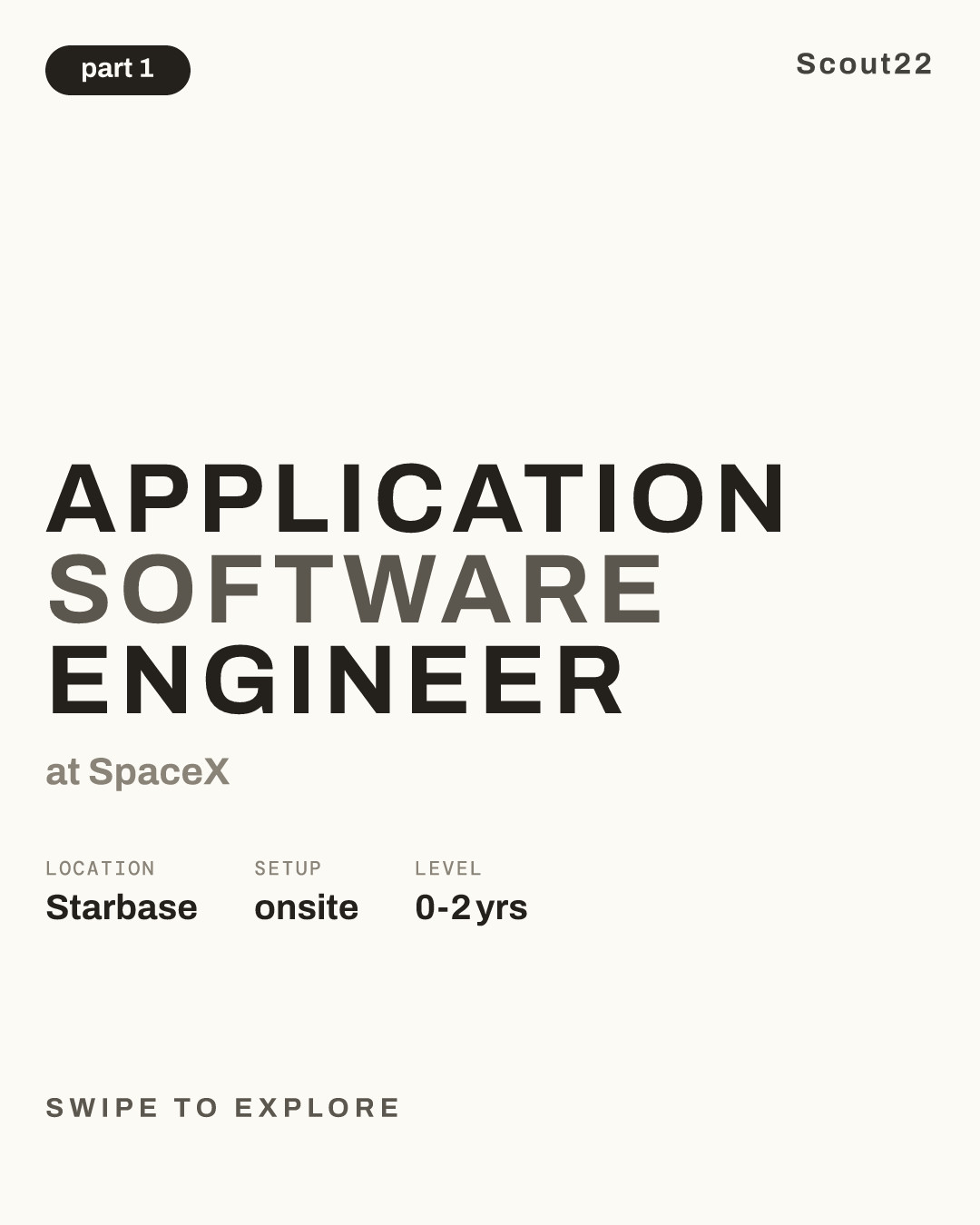 Application Software Engineer at SpaceX