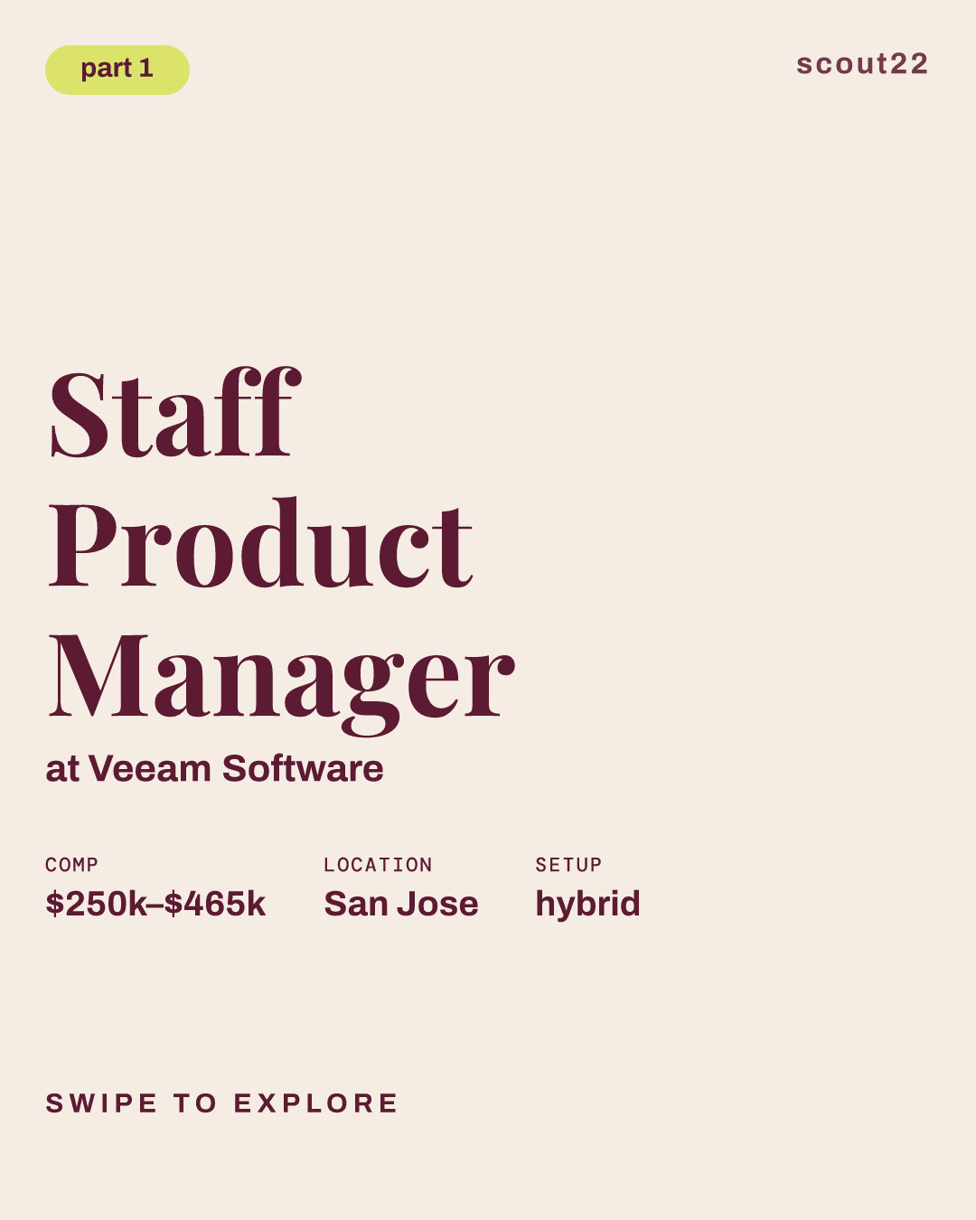 Staff Product Manager at Veeam Software