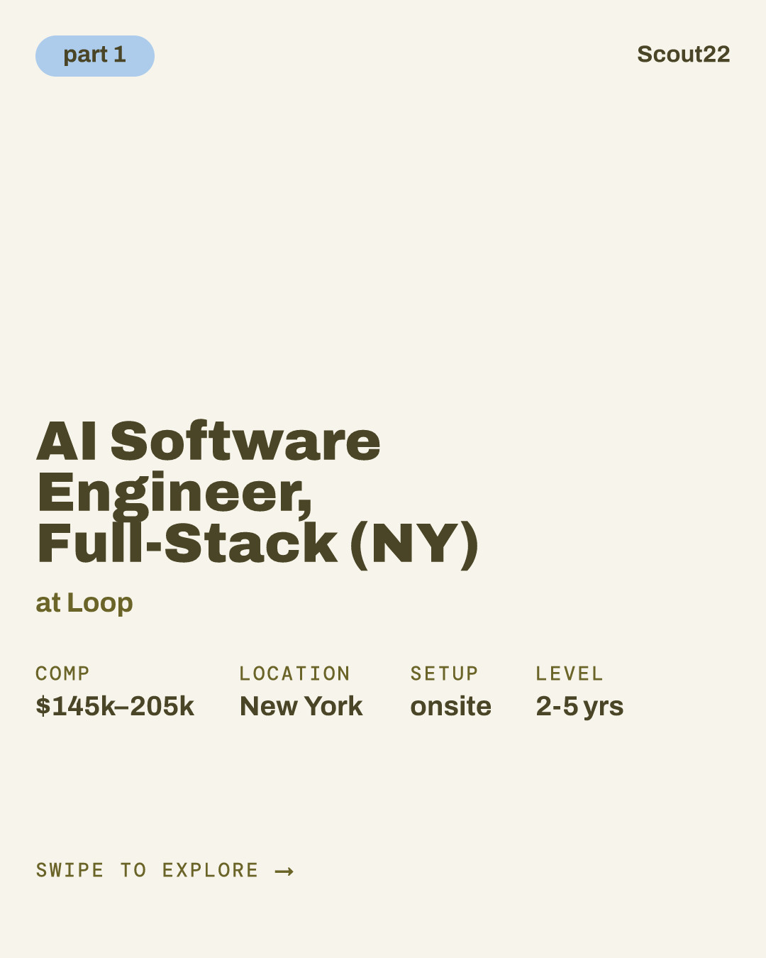 AI Software Engineer, Full-Stack (NY) at Loop