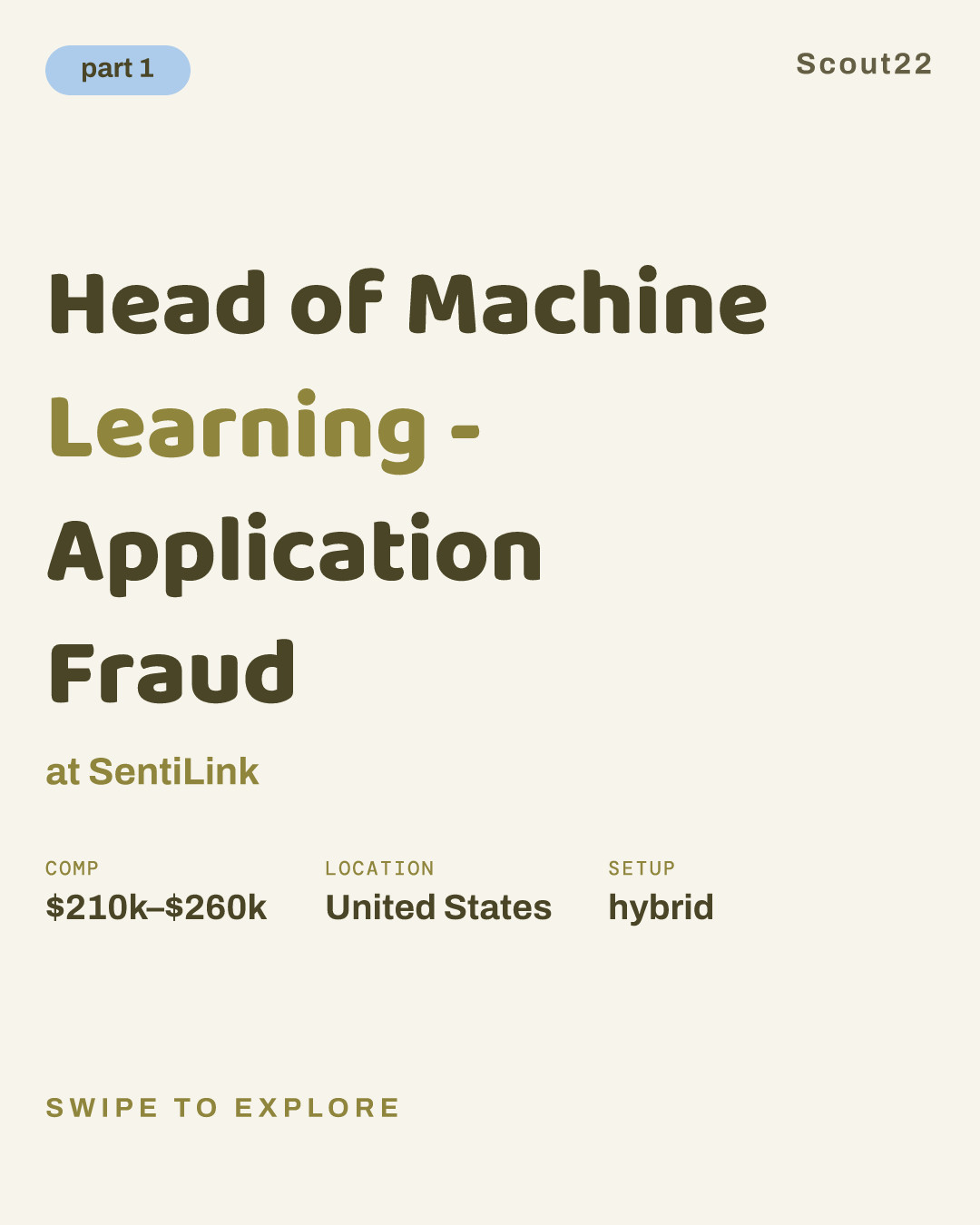 Head of Machine Learning - Application Fraud at SentiLink