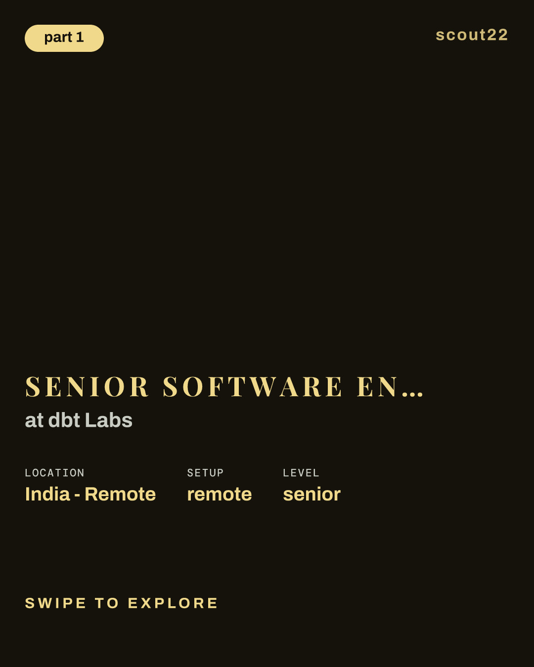 Senior Software Engineer, Semantic Layer at dbt Labs