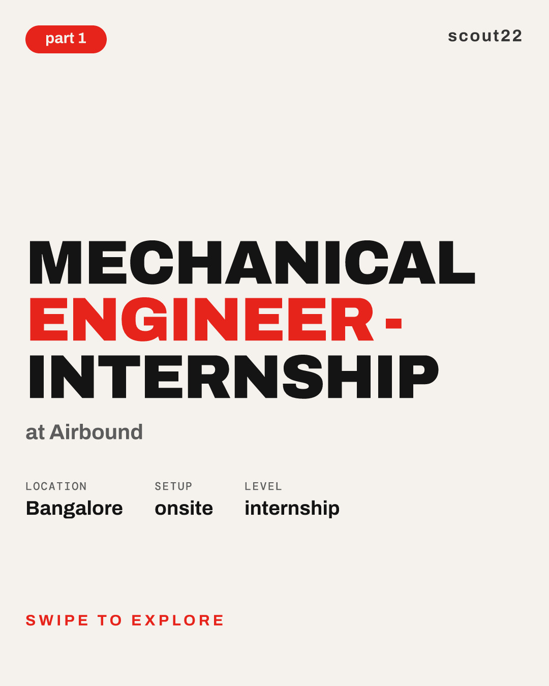 Mechanical Engineer - Internship at Airbound