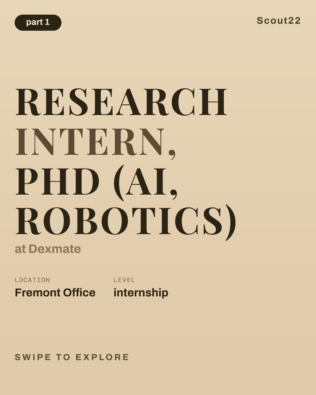Research Intern, PhD (AI, Robotics) at Dexmate
