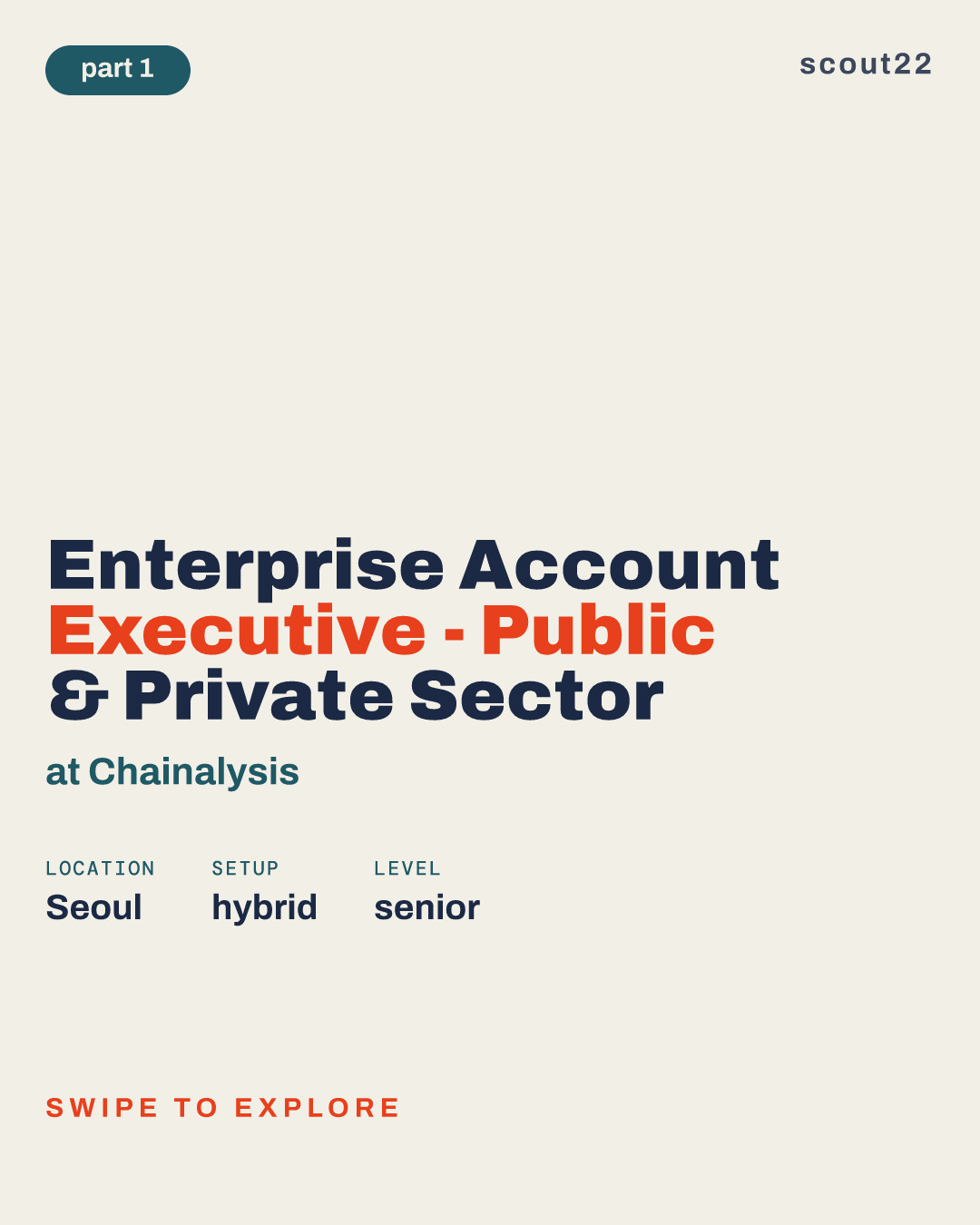 Enterprise Account Executive - Public & Private Sector at Chainalysis