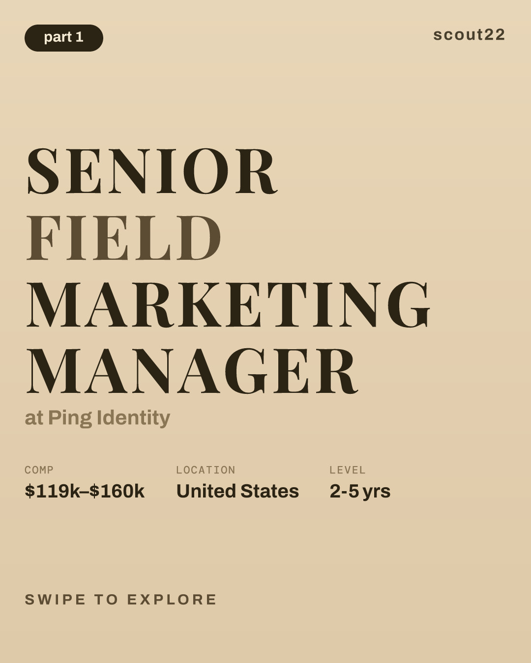 Senior Field Marketing Manager at Ping Identity
