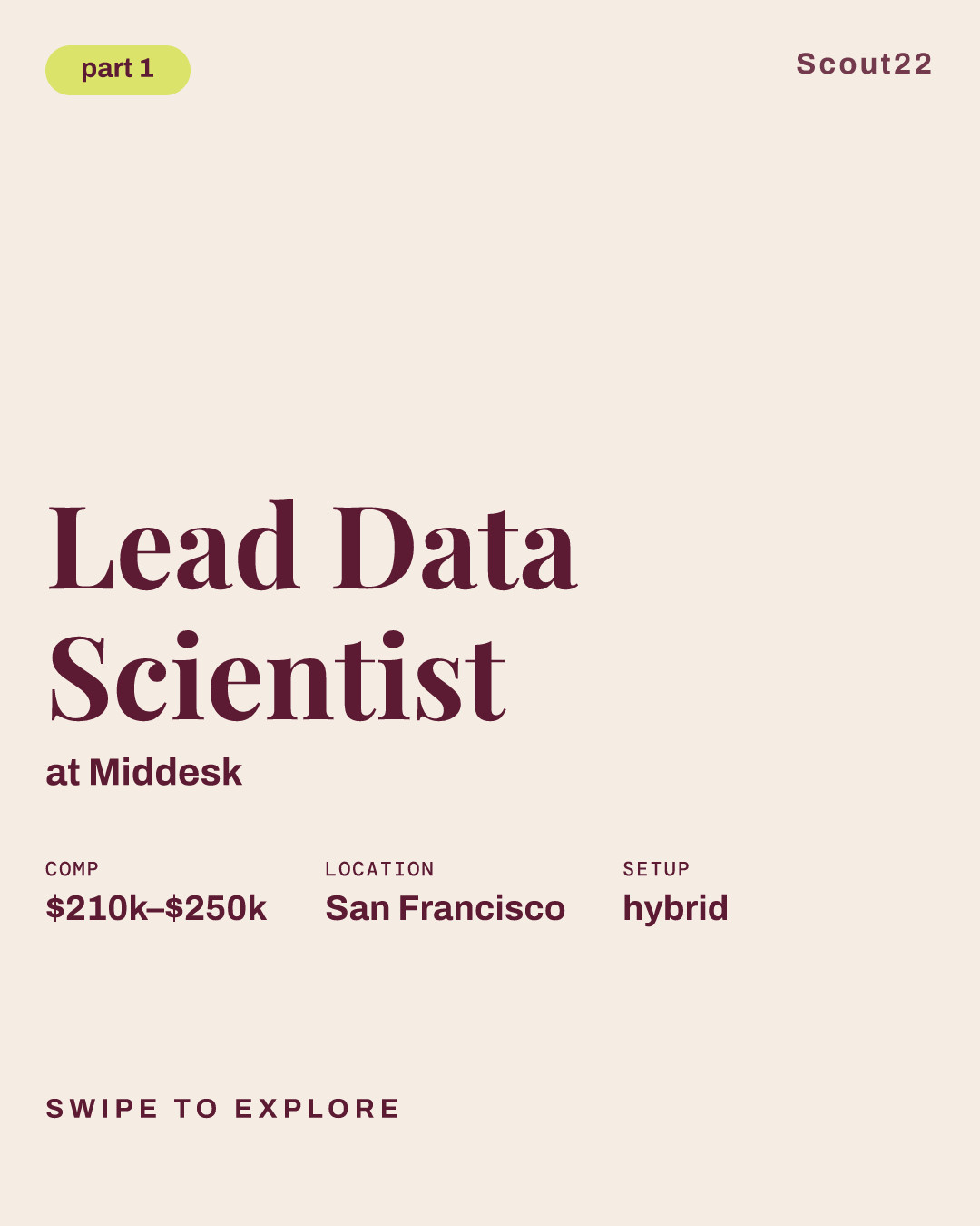 Lead Data Scientist at Middesk