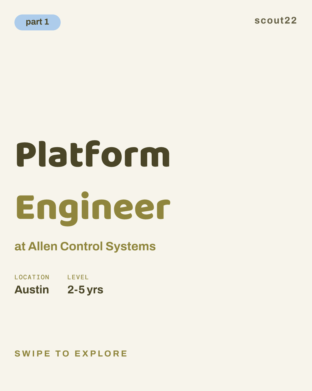 Platform Engineer at Allen Control Systems