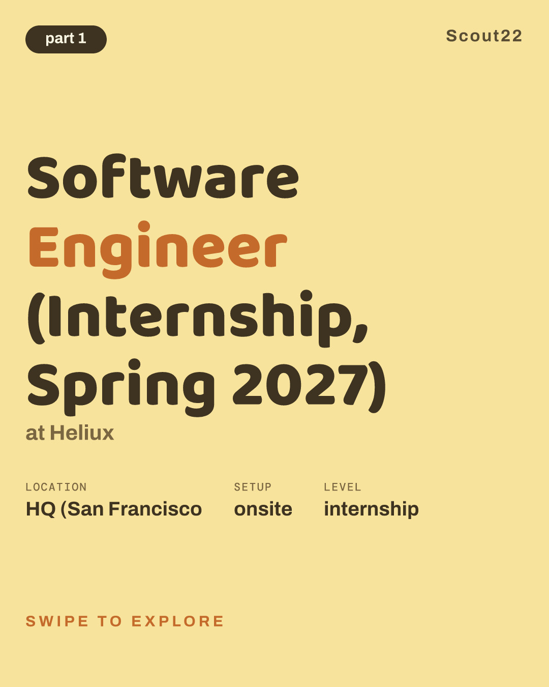 Software Engineer (Internship, Spring 2027) at Heliux