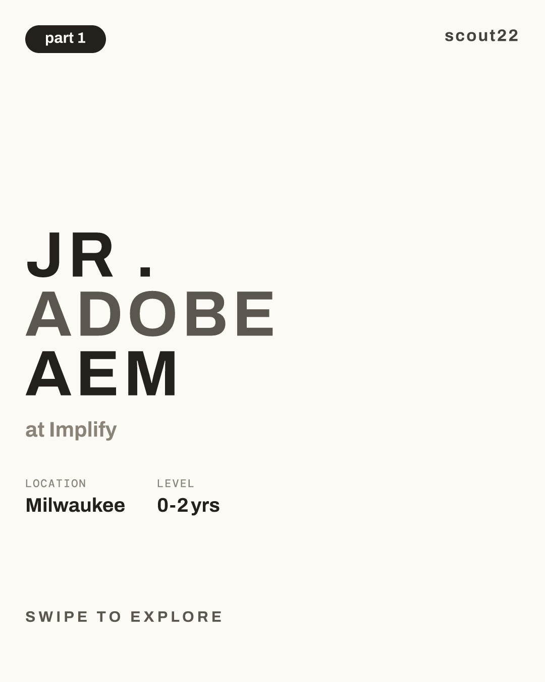Jr . Adobe AEM at Implify