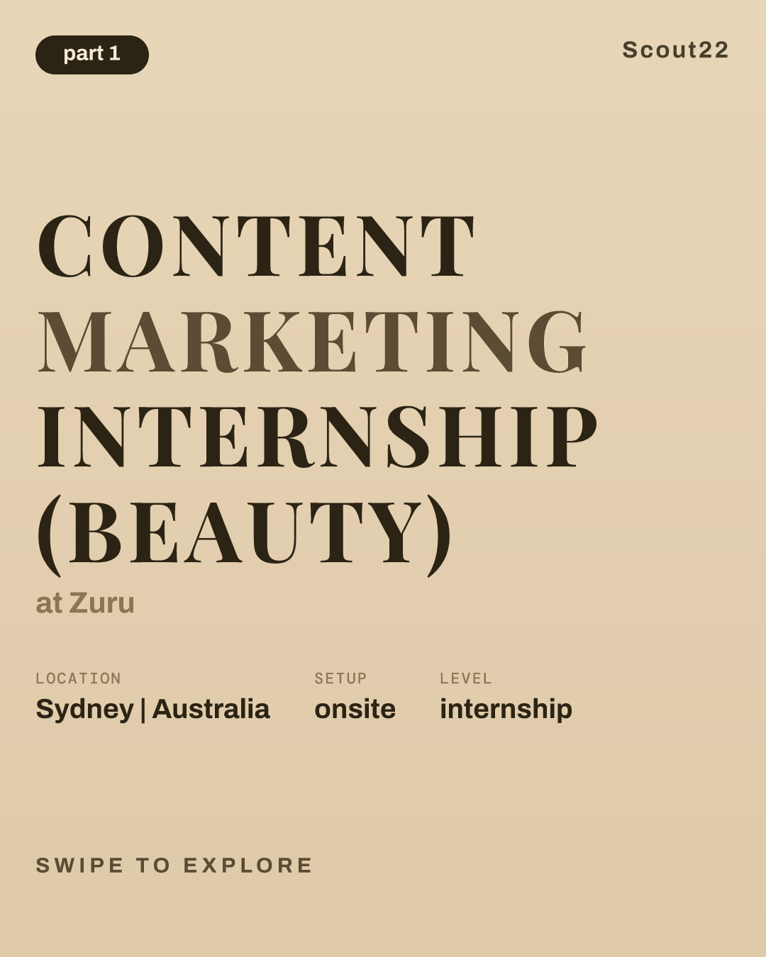 Content Marketing Internship (Beauty) at Zuru